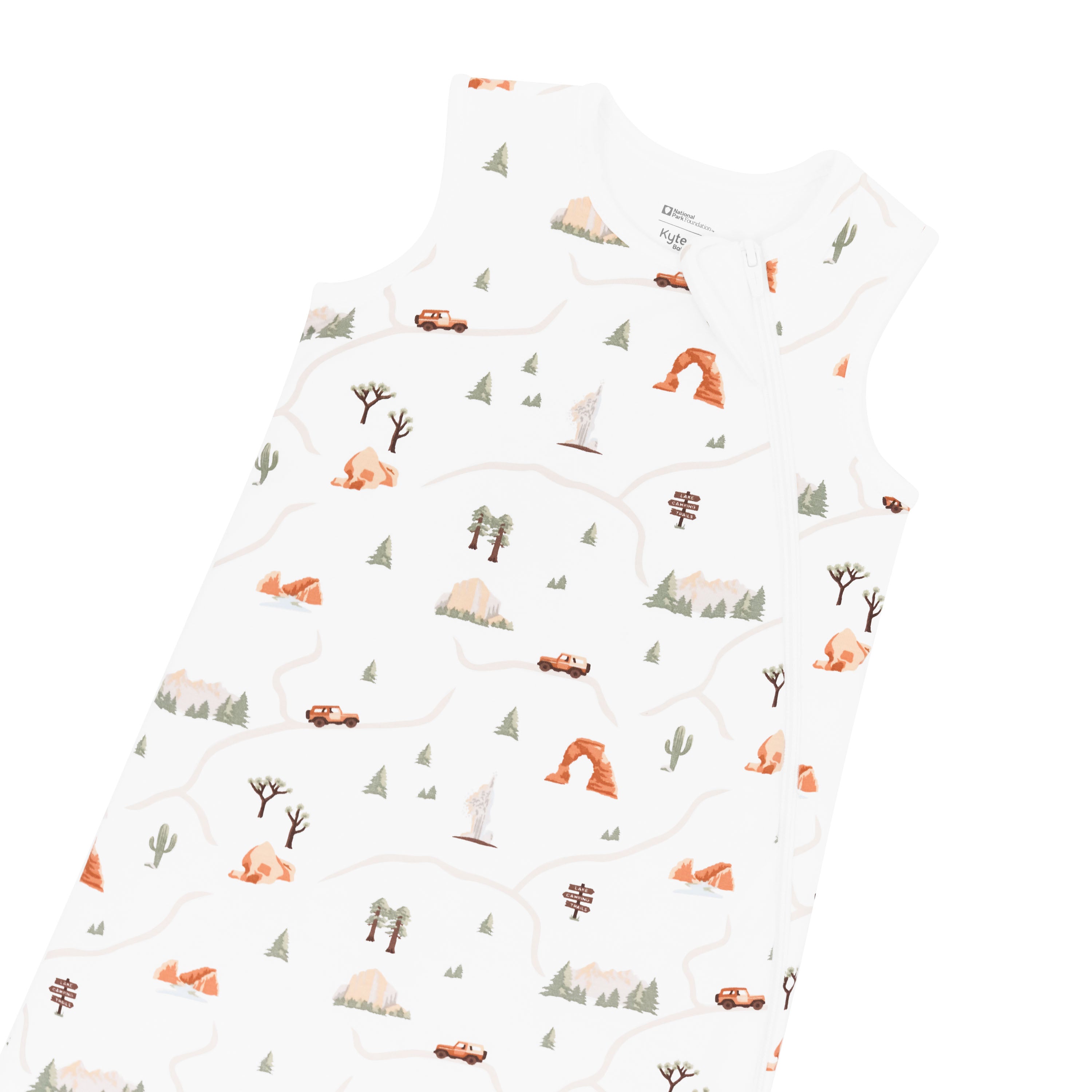 Zipper garage shown on the Sleep Bag in Road Trip 1.0