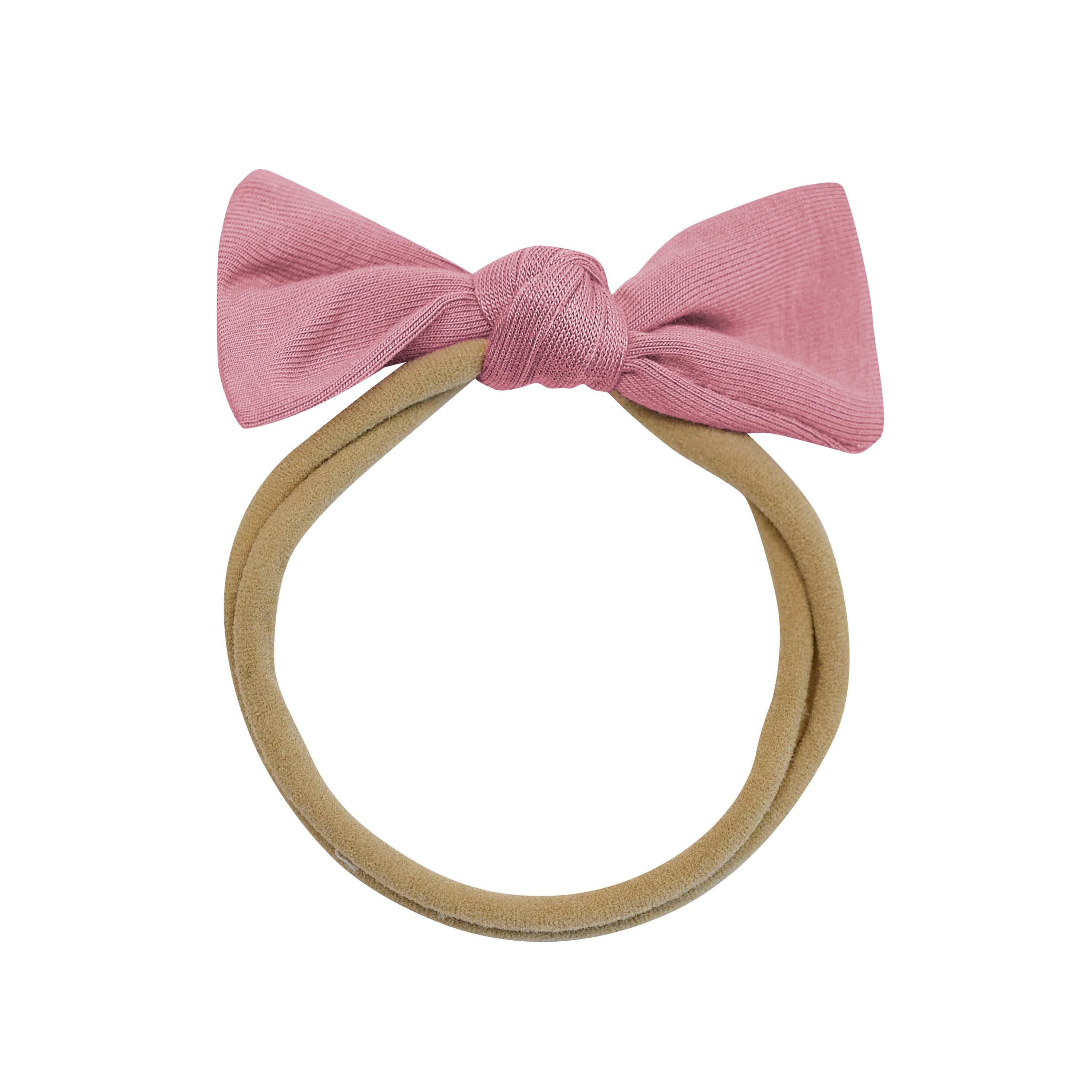 Kyte Baby Tiny Nylon Bow in Apple Blossom